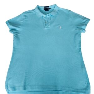 Polo by Ralph Lauren Men's Light Blue Polo Shirt